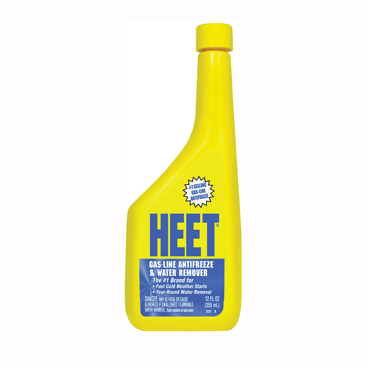 Heet 28201 Gas Line Anti-Freeze and Water Remover, 12 oz Bottle
