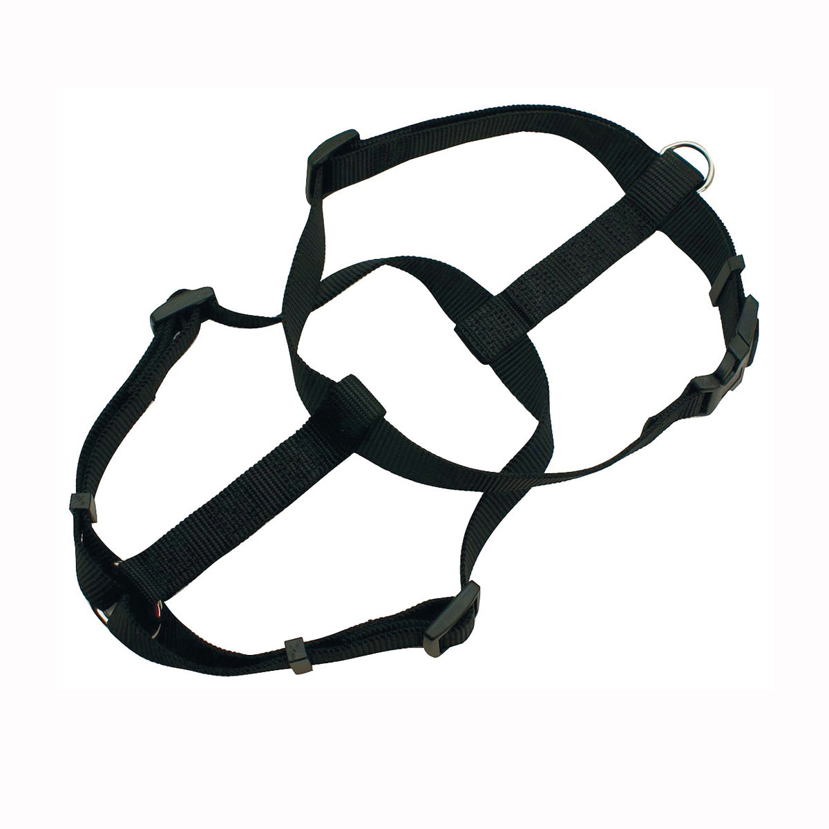 PETMATE 22110 Adjustable Dog Harness, XL, Fastening Method: D-Ring, Nylon Harness, Black
