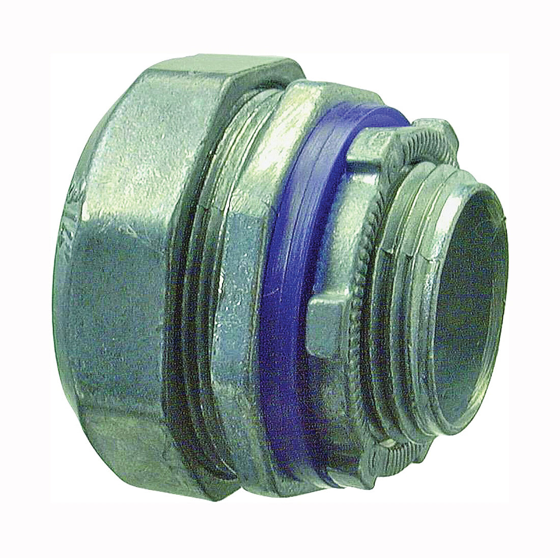 Halex 16205B Conduit Connector, 1/2 in Compression, Zinc