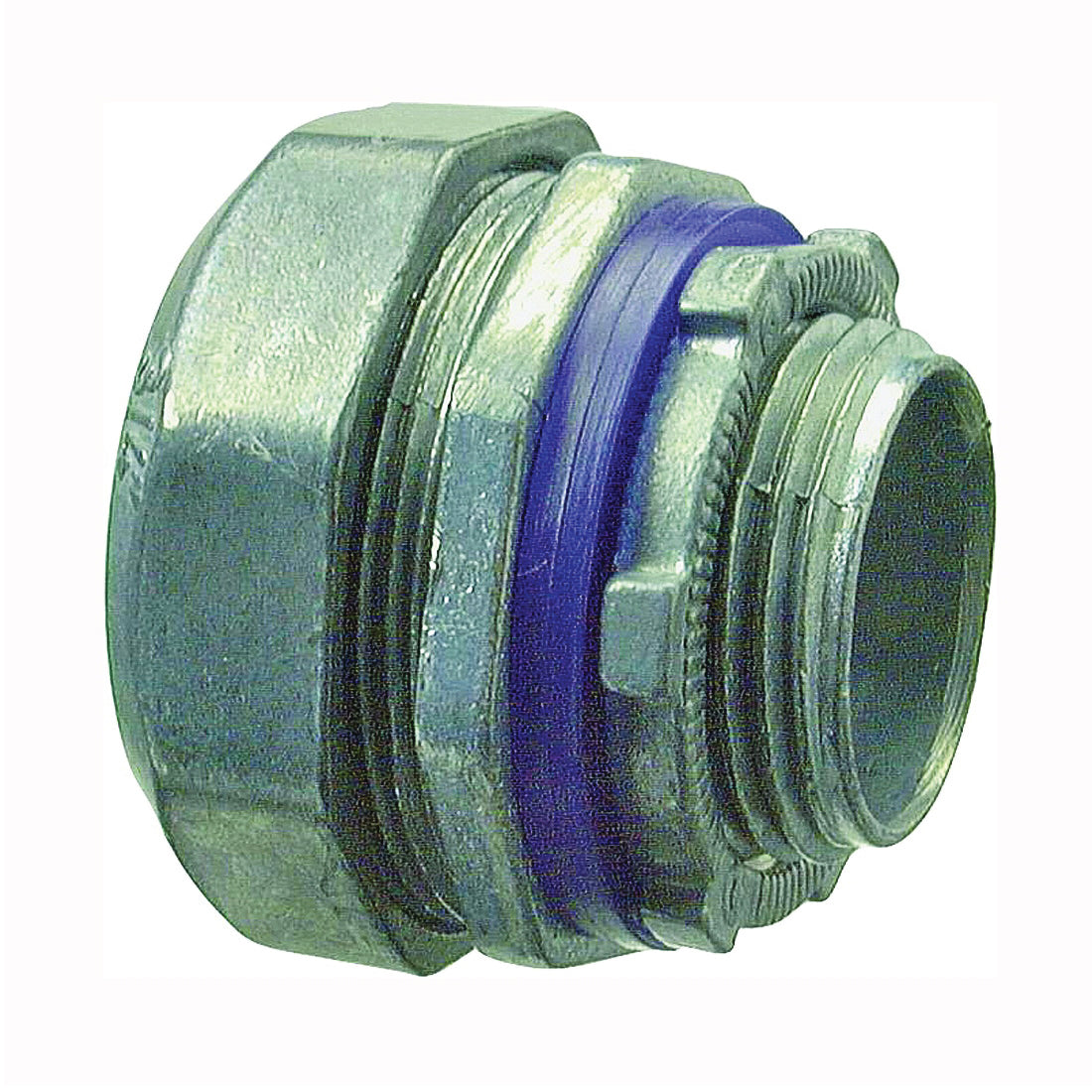 Halex 16207B Conduit Connector, 3/4 in Compression, Zinc