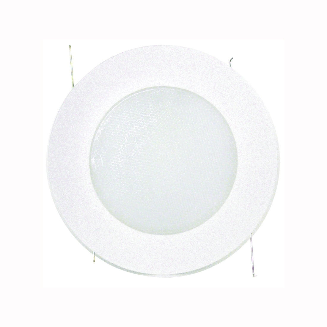 Boston Harbor TM14 Recessed Light Shower Trim, Albalite Glass Lens, Glass Body, White