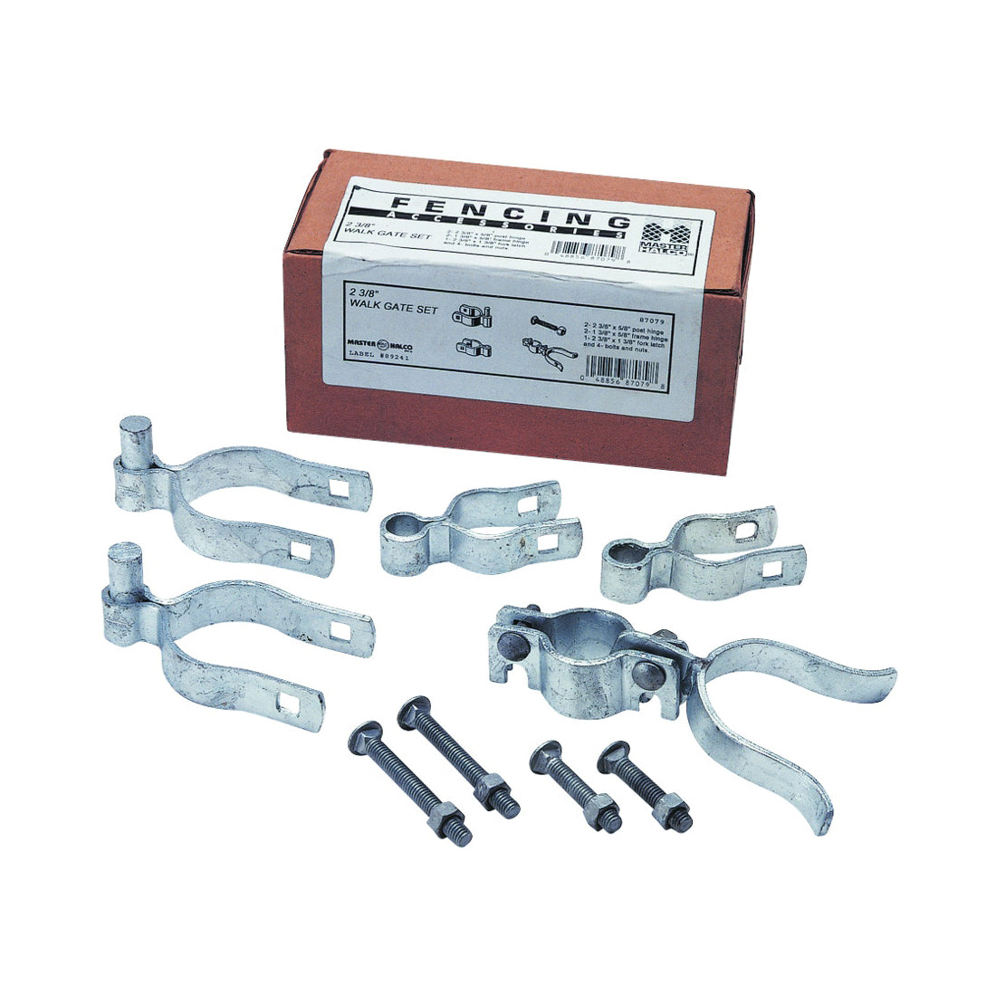 Stephens Pipe &amp; Steel HD07110RP Gate Hardware Kit, Single-Drive, For: Chain Link Gate