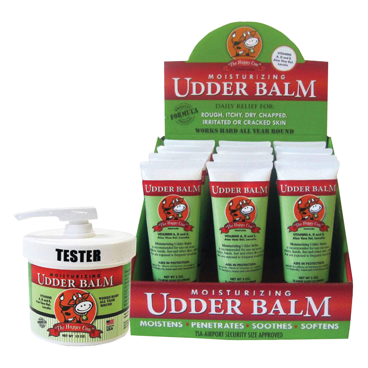 UDDER BALM 3255 Udder Care, Lemon, 3 oz Tube