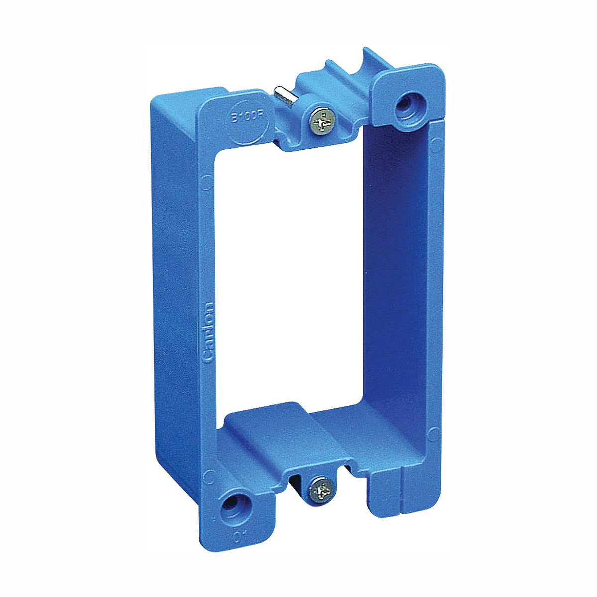 Carlon B1EXT-CRD Box Extender, 3.28 in L, 2.18 in W, 1 -Gang, PVC, Blue