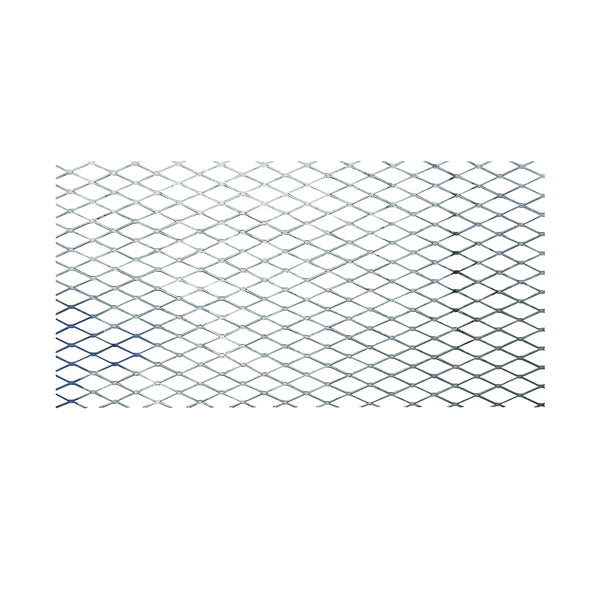 Stanley Hardware 4077BC Series 346957 Expanded Grid Sheet, 18 Thick Material, 24 in W, 12 in L, Steel, Plain