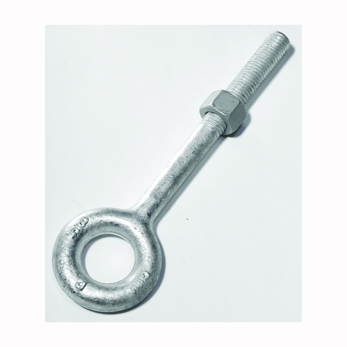 BARON 24-3/8X2-1/2 Eye Bolt, 3/8 in Thread, 1-1/2 in L Thread, 3/4 in ID x 1-1/2 in OD Dia Eye, 2-1/2 in L Shank