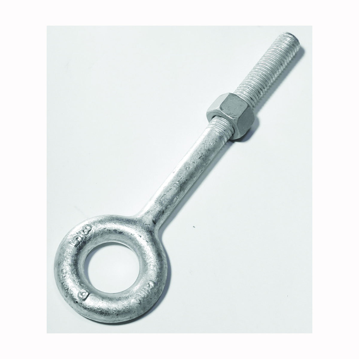 BARON 24-3/8X4-1/2 Eye Bolt, 3/8 in Thread, 2-1/2 in L Thread, 3/4 in ID x 1-1/2 in OD Dia Eye, 4-1/2 in L Shank