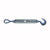 BARON 16-1/2X6 Turnbuckle, 1500 lb Working Load, 1/2 in Thread, Hook, Eye, 6 in L Take-Up, Galvanized Steel