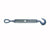 BARON 16-1/2X9 Turnbuckle, 1500 lb Working Load, 1/2 in Thread, Hook, Eye, 9 in L Take-Up, Galvanized Steel