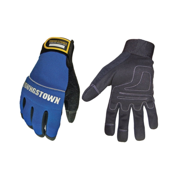 Youngstown Glove 06-3020-60-L Breathable, Ultimate Dexterity Work Gloves, Men's, L, Brow Wipe Thumb, Hook-and-Loop Cuff