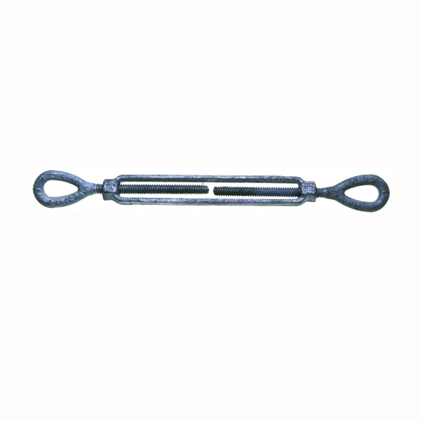 BARON 15-3/4X6 Turnbuckle, 5200 lb Working Load, 3/4 in Thread, Eye, Eye, 6 in L Take-Up, Galvanized Steel