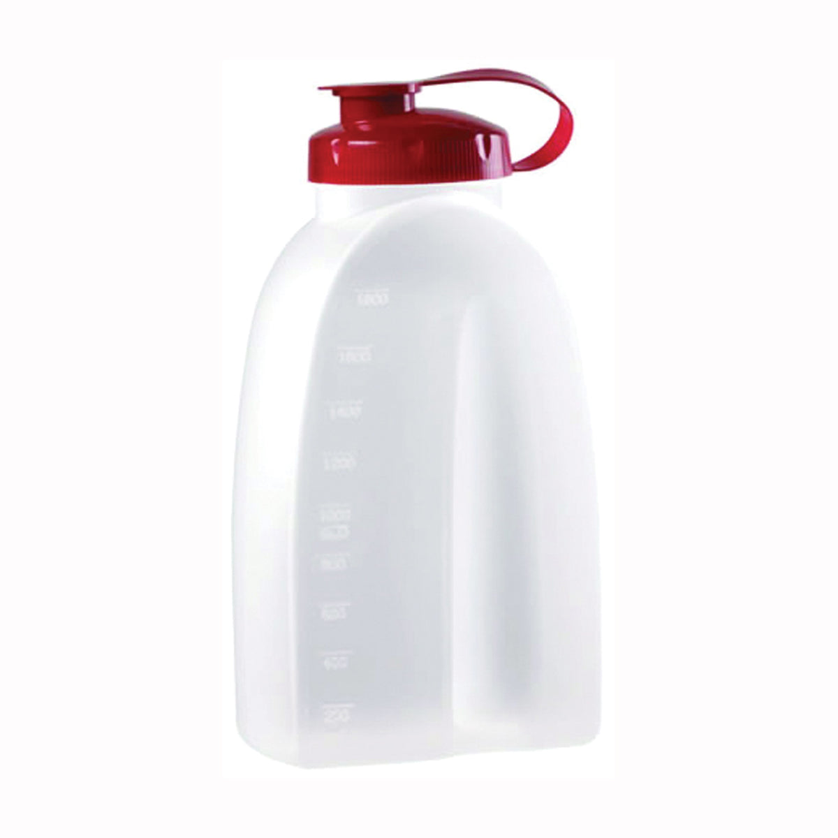 Rubbermaid Mixermate 1776348 Storage Bottle, 1 qt Capacity, 3-1/4 in L, 3-1/4 in W, 8-3/4 in H, Clear