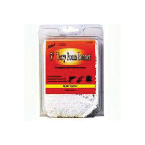 Dico 584-45600 Polishing Bonnet, 5 to 6 in Dia, Foam/Terry Cloth