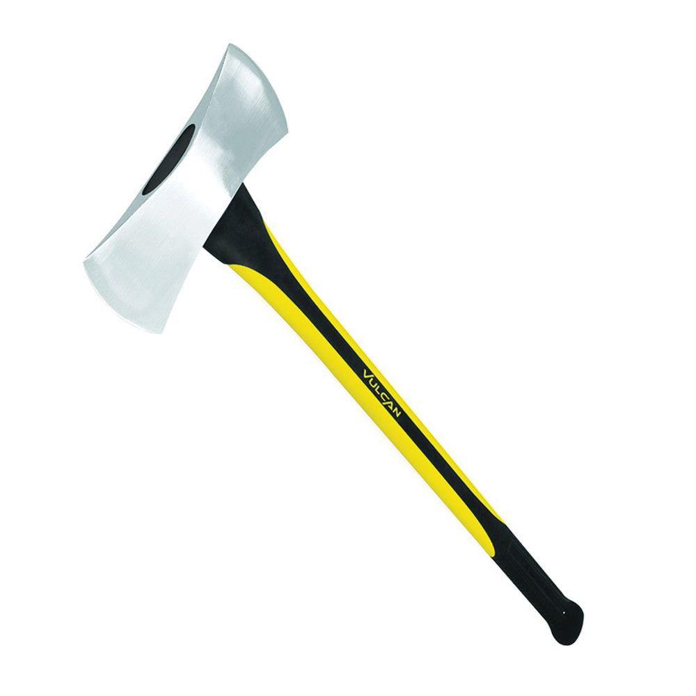Vulcan 34476 Michigan Axe, High Polished Head, 3.5 lb Head, Fiberglass Handle, 34 in OAL