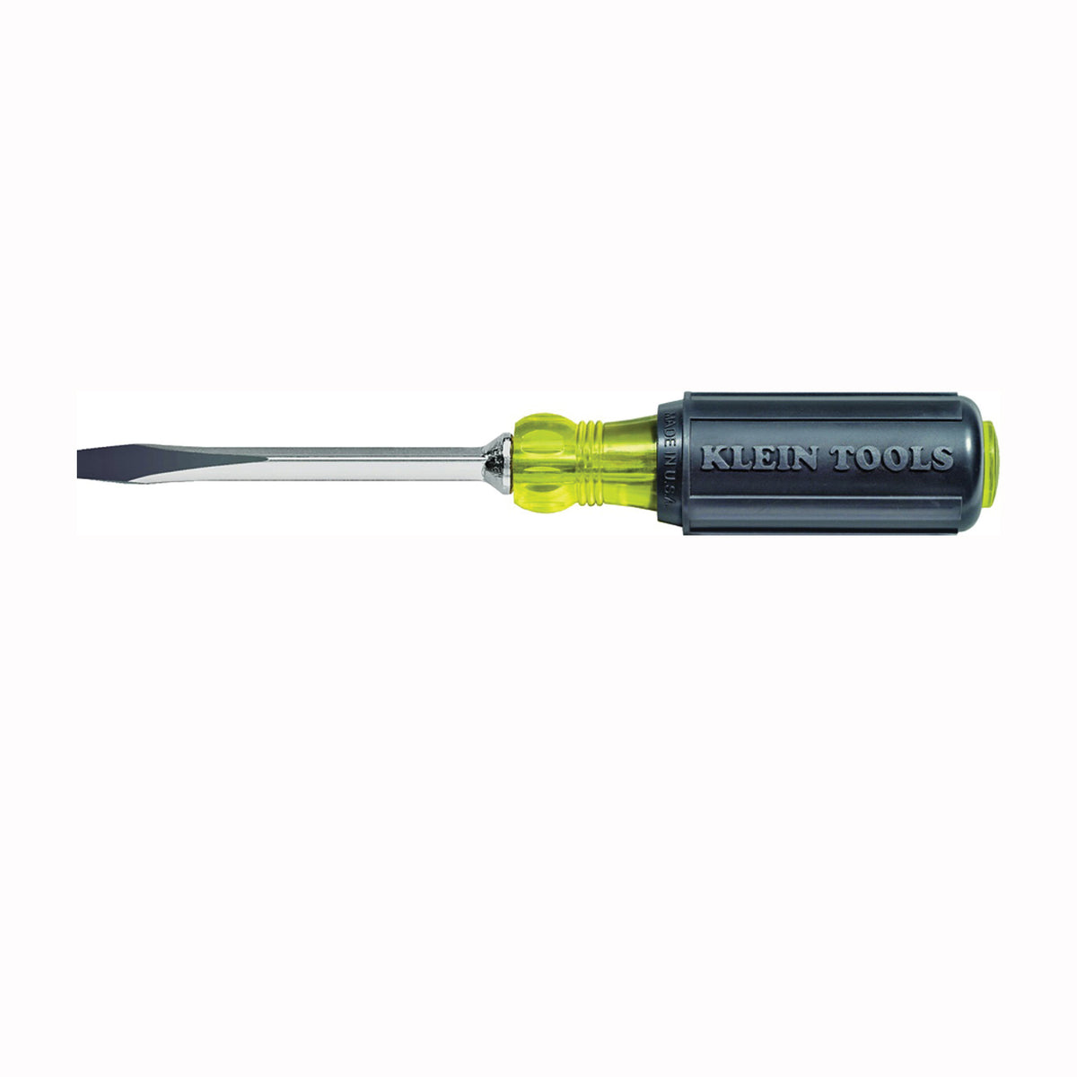 KLEIN TOOLS 600-4 Screwdriver, 1/4 in Drive, Keystone Drive, 8-11/32 in OAL, 4 in L Shank, Acetate Handle