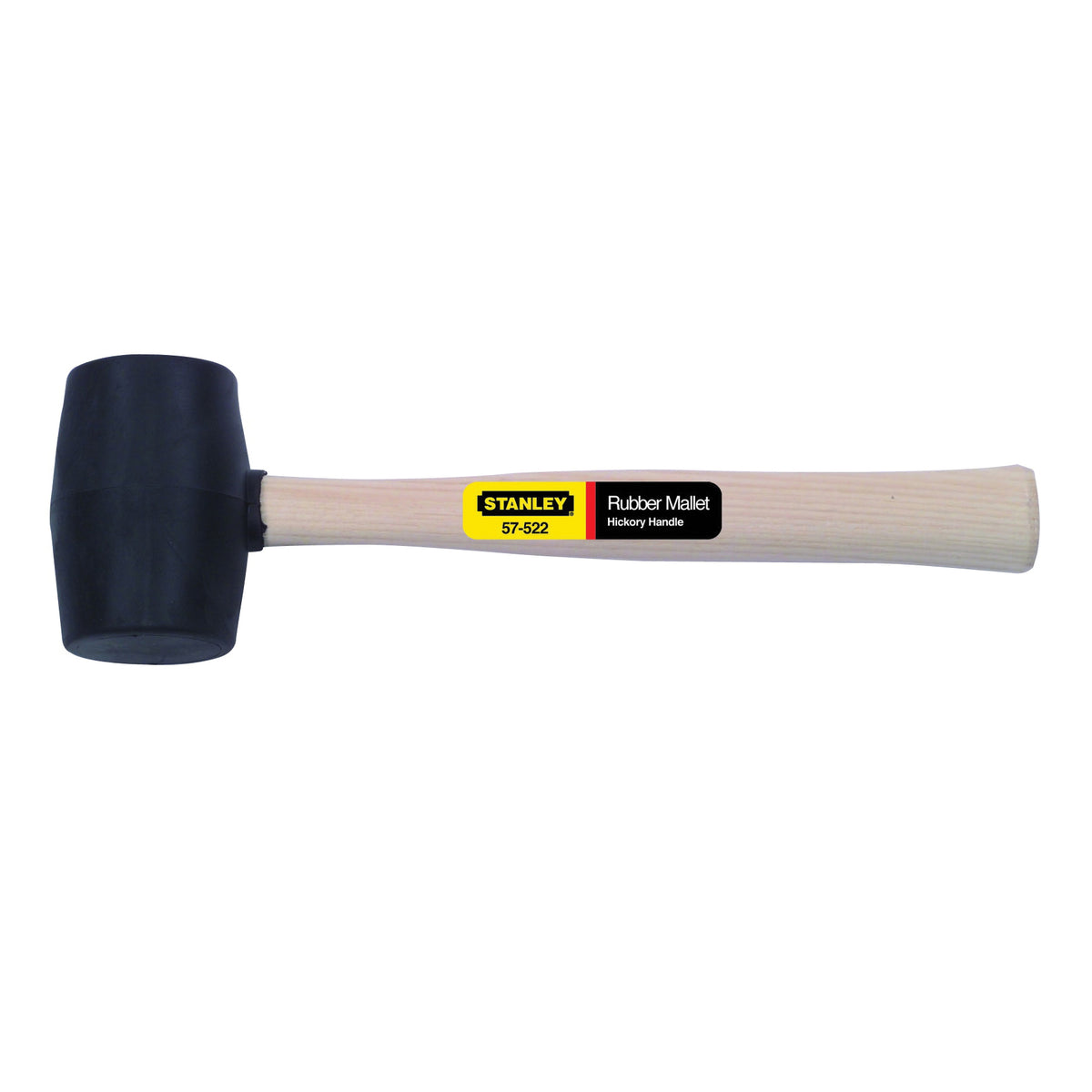 STANLEY 57-522 Mallet, 18 oz Head, Rubber Head, 13-1/2 in OAL