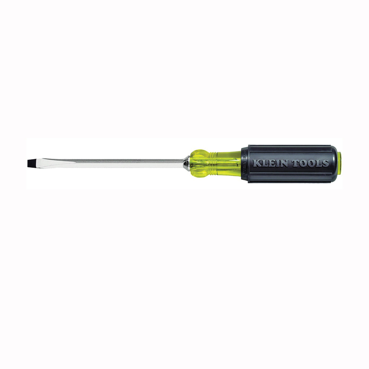 KLEIN TOOLS 600-6 Screwdriver, 5/16 in Drive, Keystone Drive, 10-15/16 in OAL, 6 in L Shank, Rubber Handle