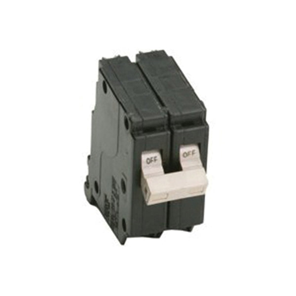 Cutler-Hammer CHF220CS Circuit Breaker with Flag, Mini, Type CHF, 20 A, 2 -Pole, 120/240 V, Common, Fixed Trip