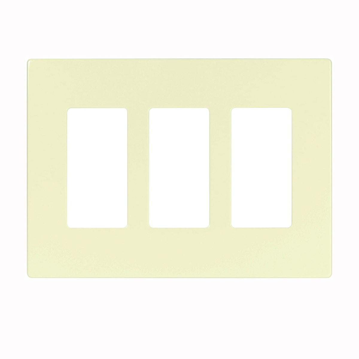 Eaton Wiring Devices Aspire 9523DS Wallplate, 4-1/2 in L, 6.37 in W, 3 -Gang, Polycarbonate, Desert Sand