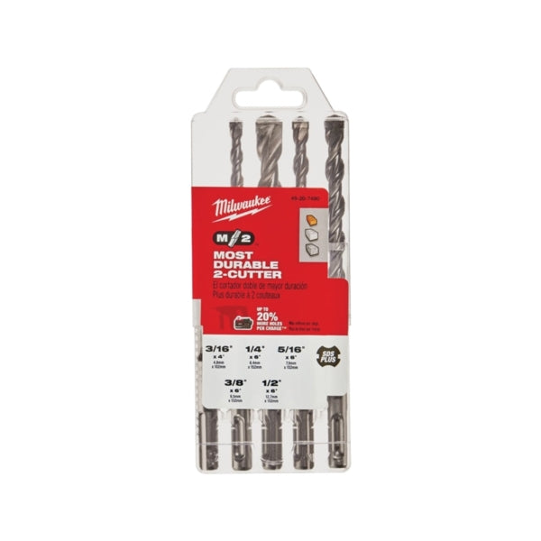 Milwaukee 48-20-7490 Drill Bit Set, 5-Piece, Carbide