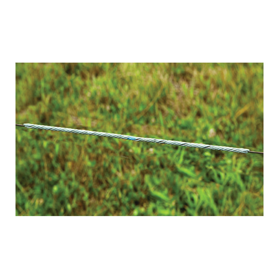 RANCHMATE TWS-125T Fence Twist Splice, Steel, Yellow, Galvanized, For: 12.5 ga Barbed Wire