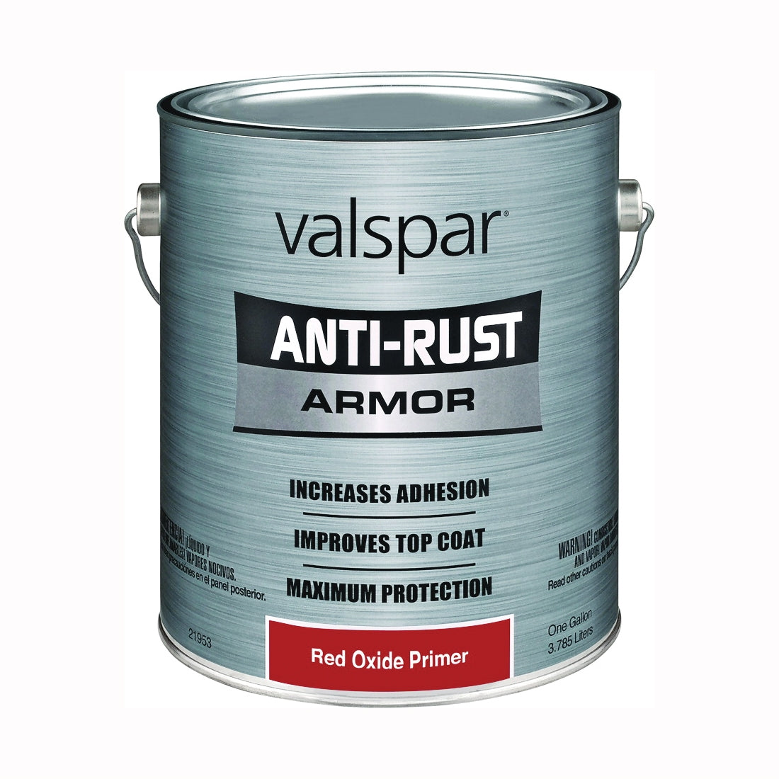 Valspar 044.0021851.007 Primer, Galvanized, Red Oxide, 1 gal