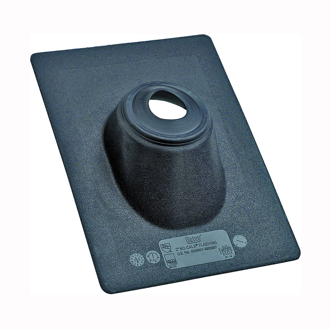 Hercules No-Calk Series 11888 Roof Flashing, 18 in OAL, 18 in OAW, Thermoplastic