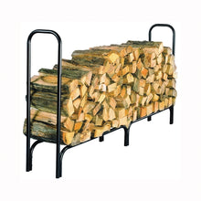 Load image into Gallery viewer, SHELTER SLRXL Extra Large Log Rack, 13 in W, 96 in D, 45 in H, Steel Base, Powder-Coated, Black
