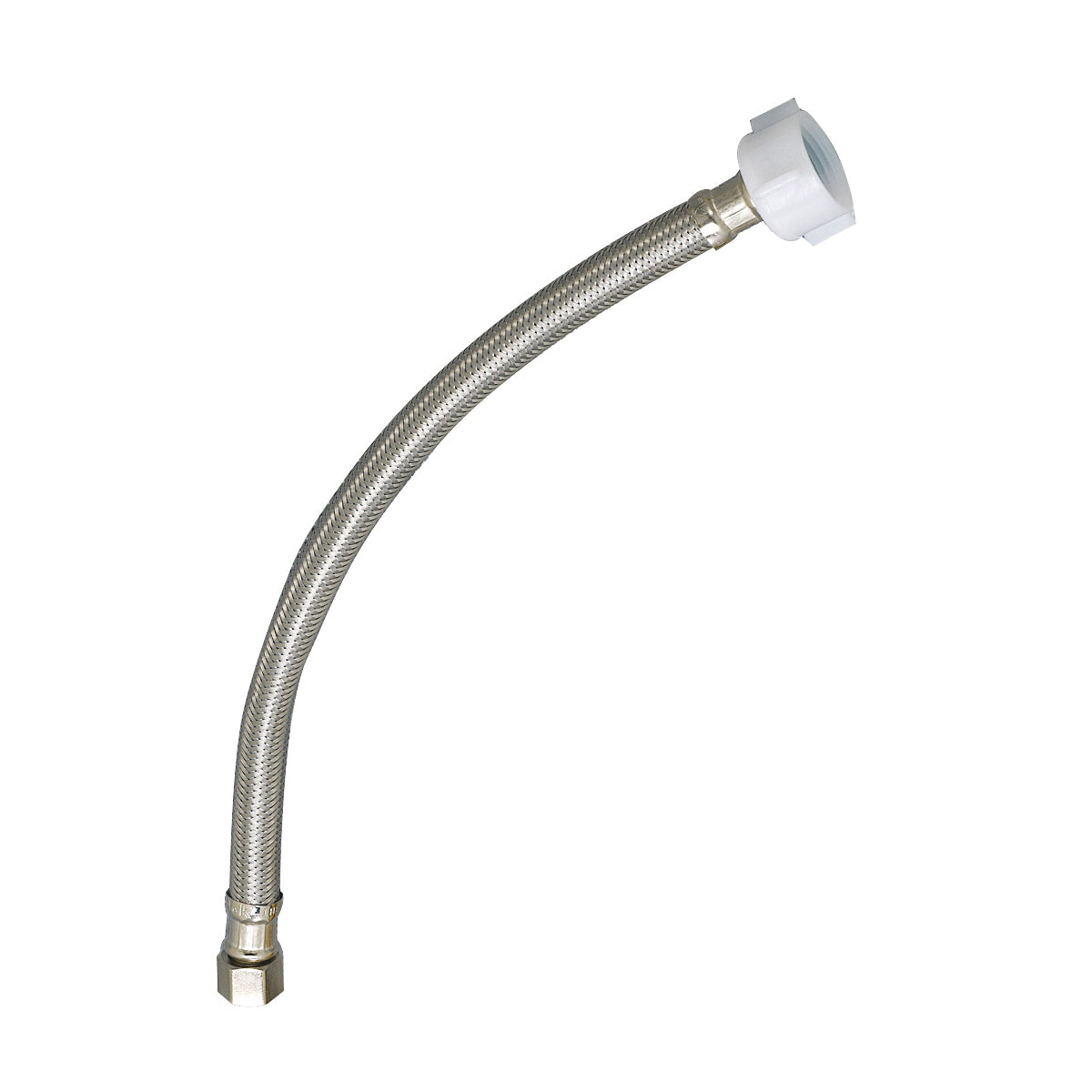 Plumb Pak EZ Series PP23804 Toilet Supply Tube, 3/8 in Inlet, Compression Inlet, 7/8 in Outlet, Ballcock Outlet, 9 in L