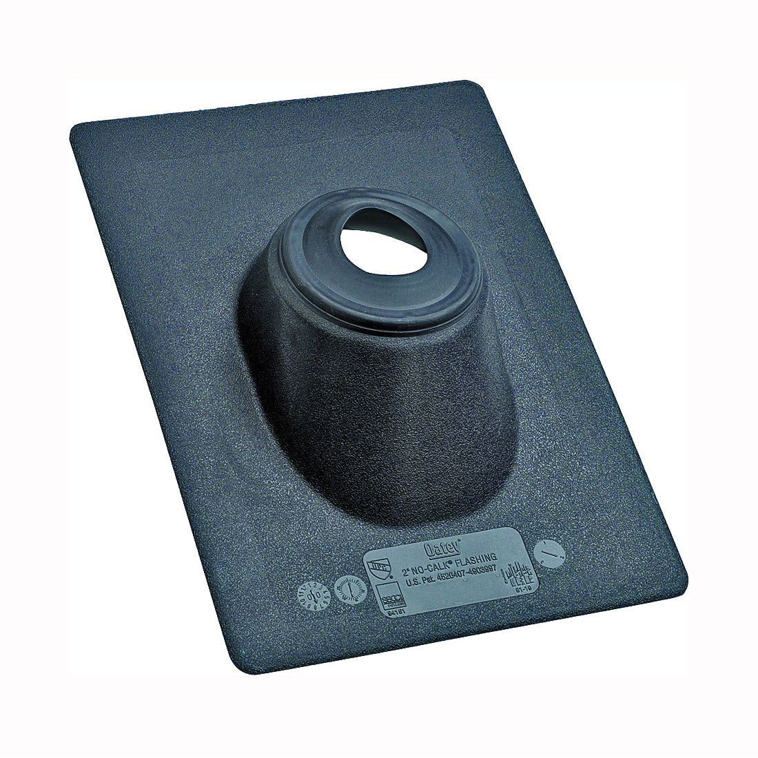 Hercules No-Calk Series 11899 Roof Flashing, 13 in OAL, 9-1/4 in OAW, Thermoplastic