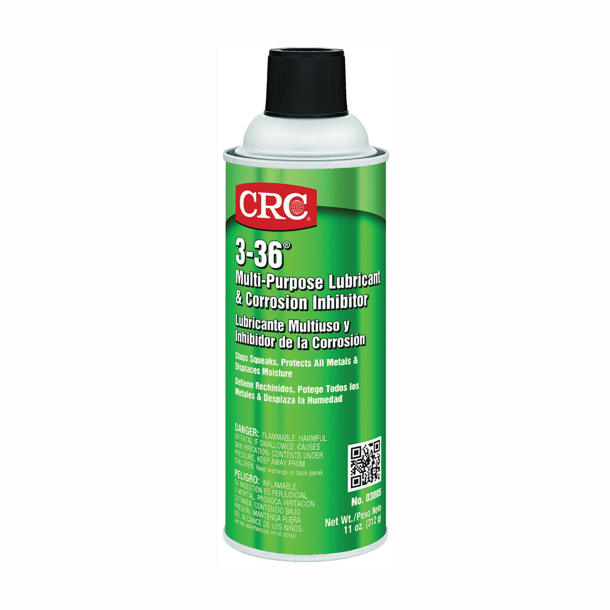 CRC 03005 Lubricant and Corrosion Inhibitor, 16 oz Aerosol Can, Liquid