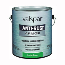 Load image into Gallery viewer, Valspar 21800 Series 044.0021844.007 Enamel, Gloss, Hunter Green, 1 gal, Can
