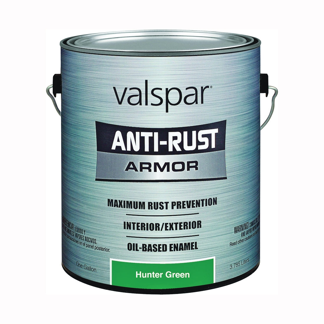 Valspar 21800 Series 044.0021844.007 Enamel, Gloss, Hunter Green, 1 gal, Can