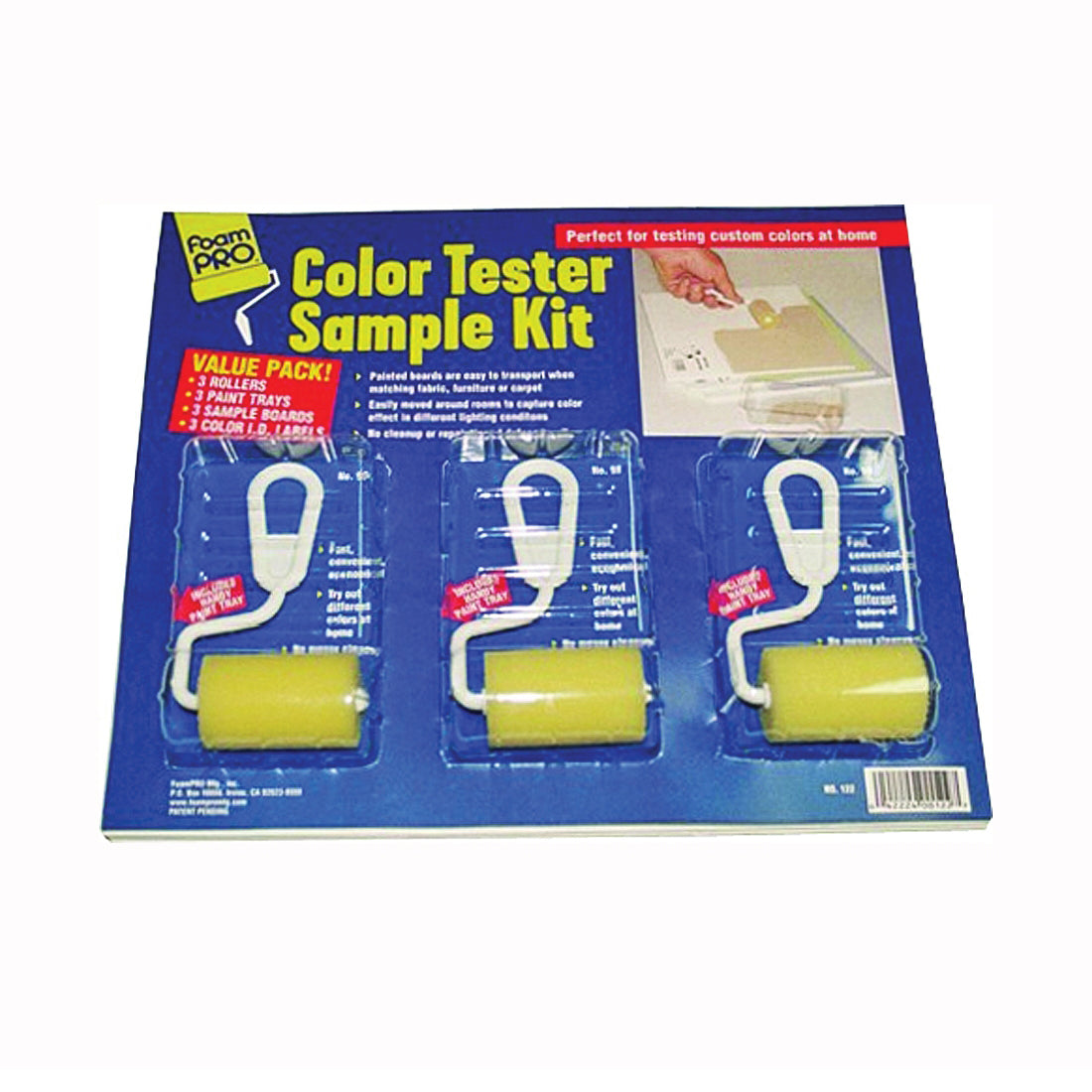FOAMPRO 122 Color Tester Roller Kit