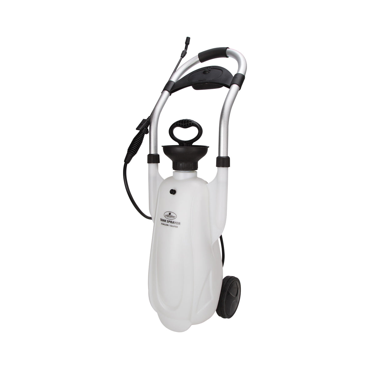 Landscapers Select SX-CS12L Compression Sprayer, 3 gal Tank, Polyethylene Tank, 100 in L Hose, White