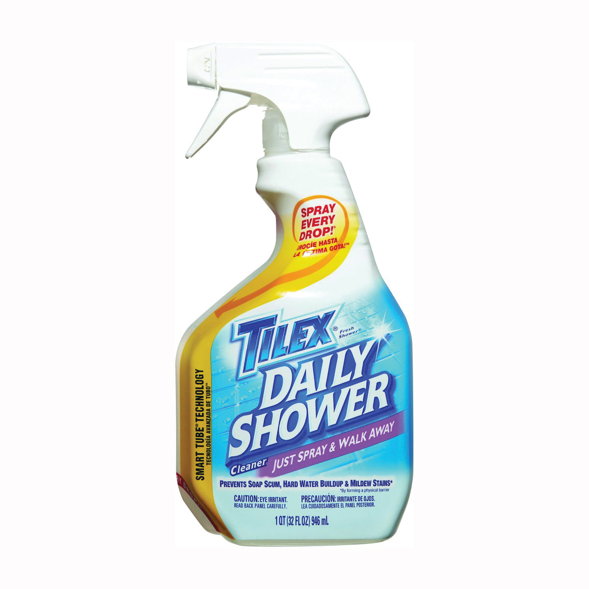 Clorox 01299 Shower Cleaner, 32 oz Bottle, Liquid, Citrus, Floral, Fruity, Clear Yellow
