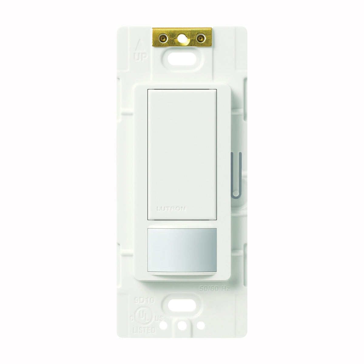 Lutron Maestro MS-OPS5M-WH Sensor Switch, 5 A, 120 V, 1 -Pole, Motion Sensor, 180 deg Sensing, 30 ft Sensing