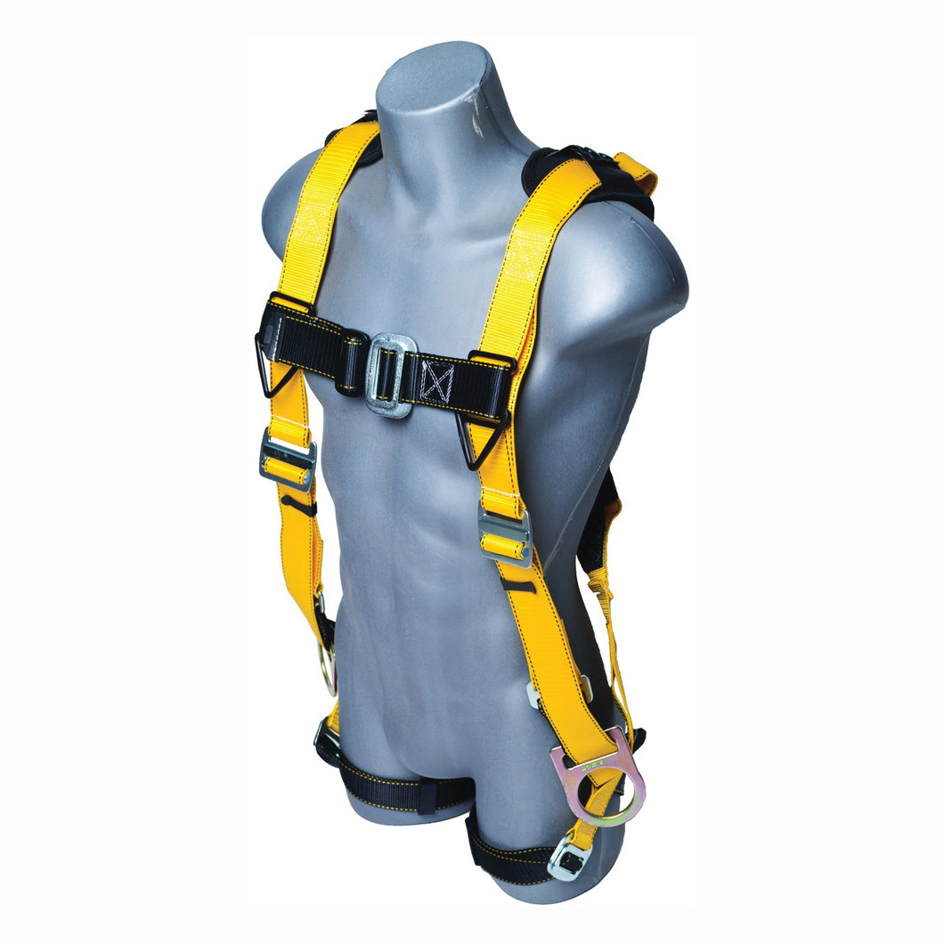 Qualcraft 11163 HUV Harness, XL/2XL, 180 to 360 lb, Yellow