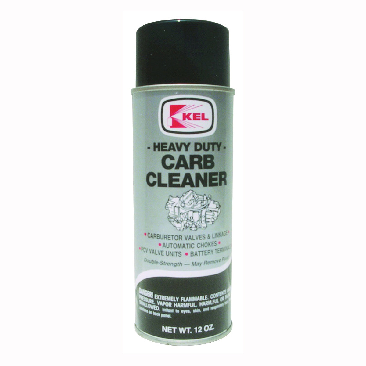 KEL 57580 Carburetor Cleaner, 12 oz, Solvent