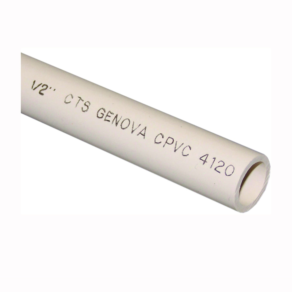 GENOVA 500052 Cut Pipe, 1/2 in, 2 ft L, Plain