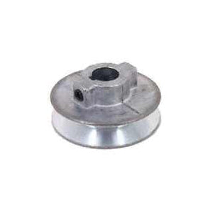 CDCO 500A-1/2 V-Groove Pulley, 1/2 in Bore, 5 in OD, 4-3/4 in Dia Pitch, 1/2 in W x 11/32 in Thick Belt, Zinc