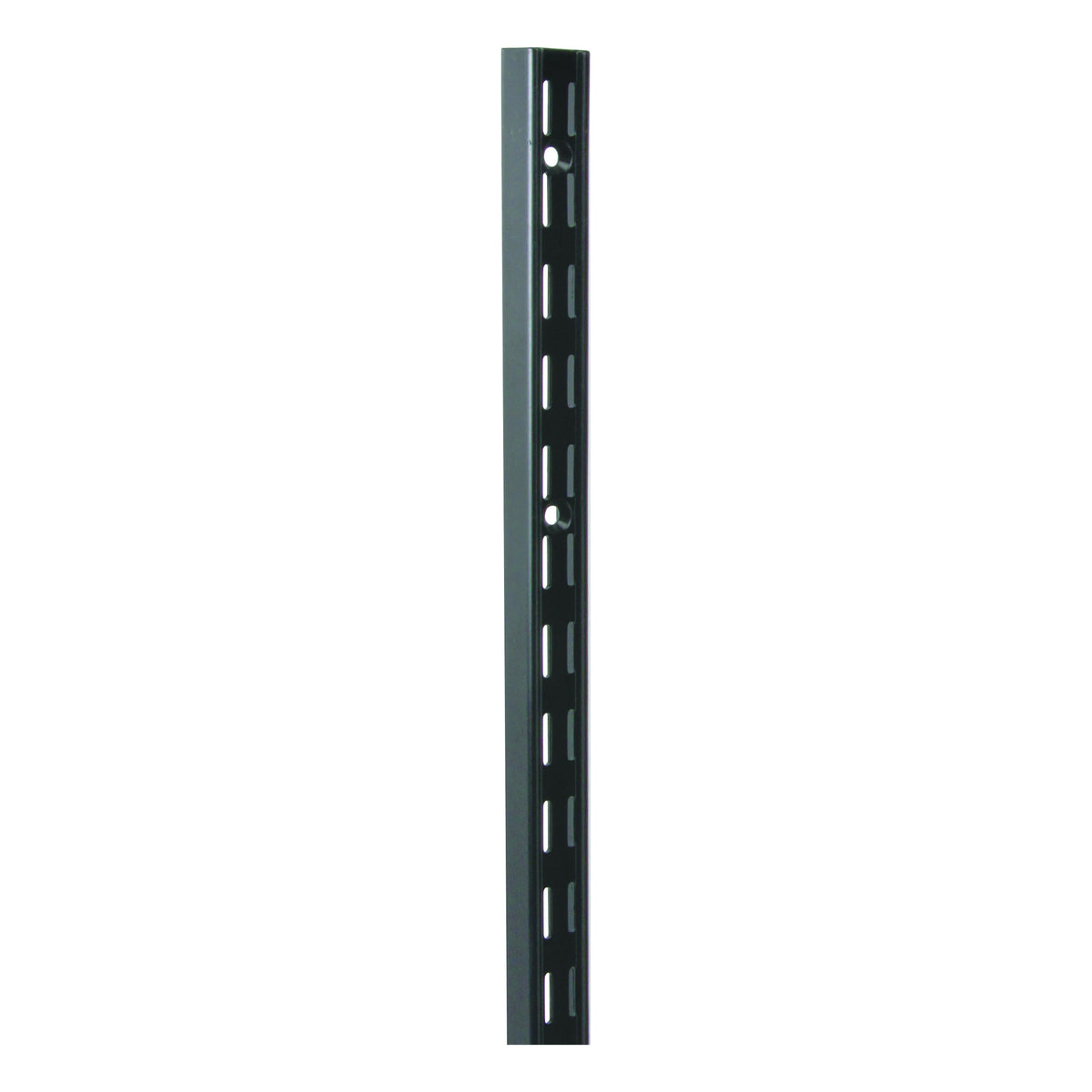 Knape &amp; Vogt 82 BLK 48 Shelf Standard, 450 lb, 14 ga Thick Material, 1-1/16 in W, 48 in H, Steel