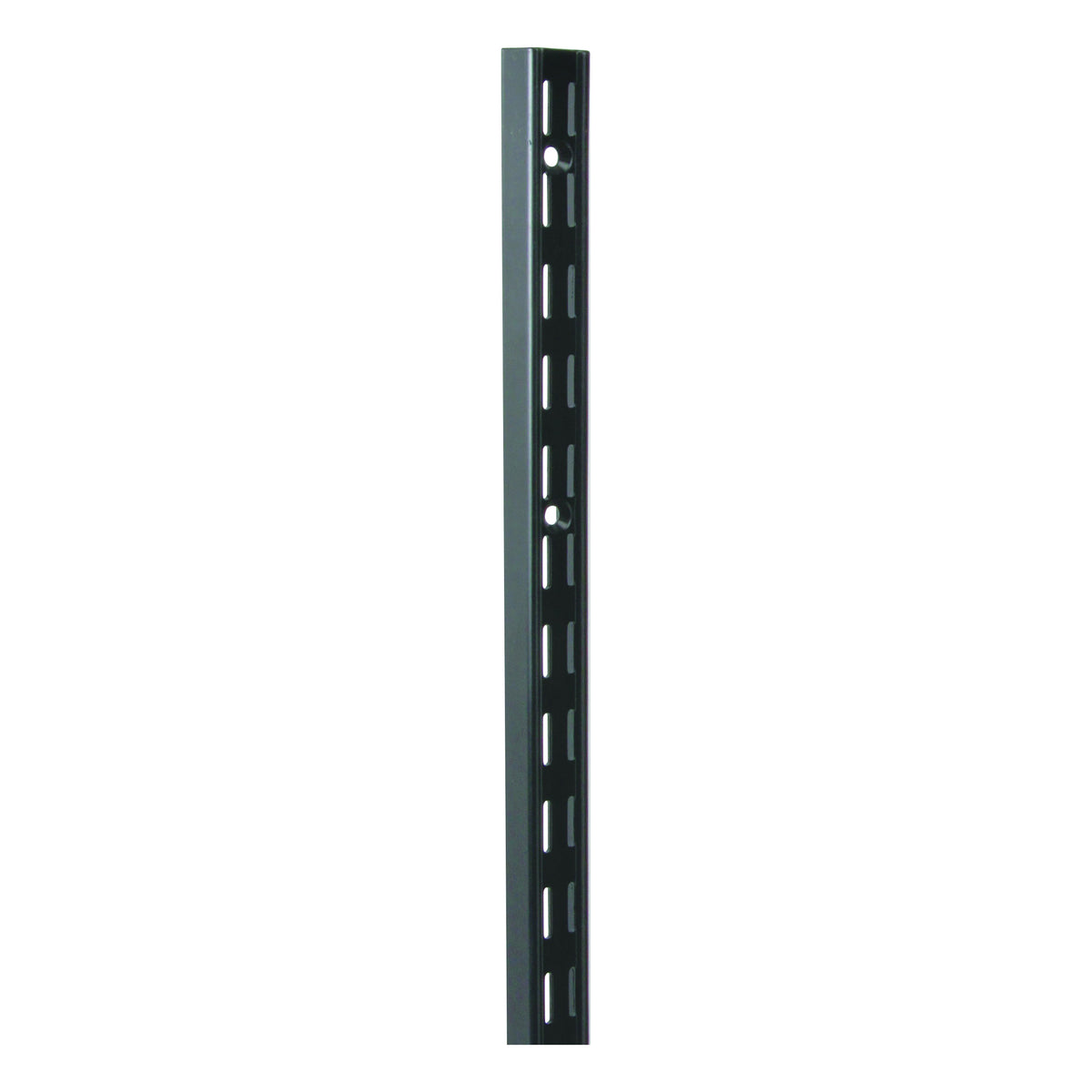 Knape &amp; Vogt 82 BLK 63 Shelf Standard, 450 lb, 14 ga Thick Material, 1-1/16 in W, 63 in H, Steel