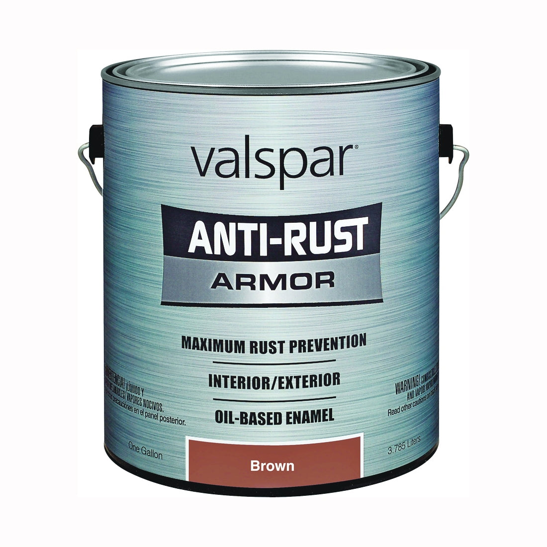 Valspar 21800 Series 044.0021833.007 Enamel, Gloss, Brown, 1 gal, Can