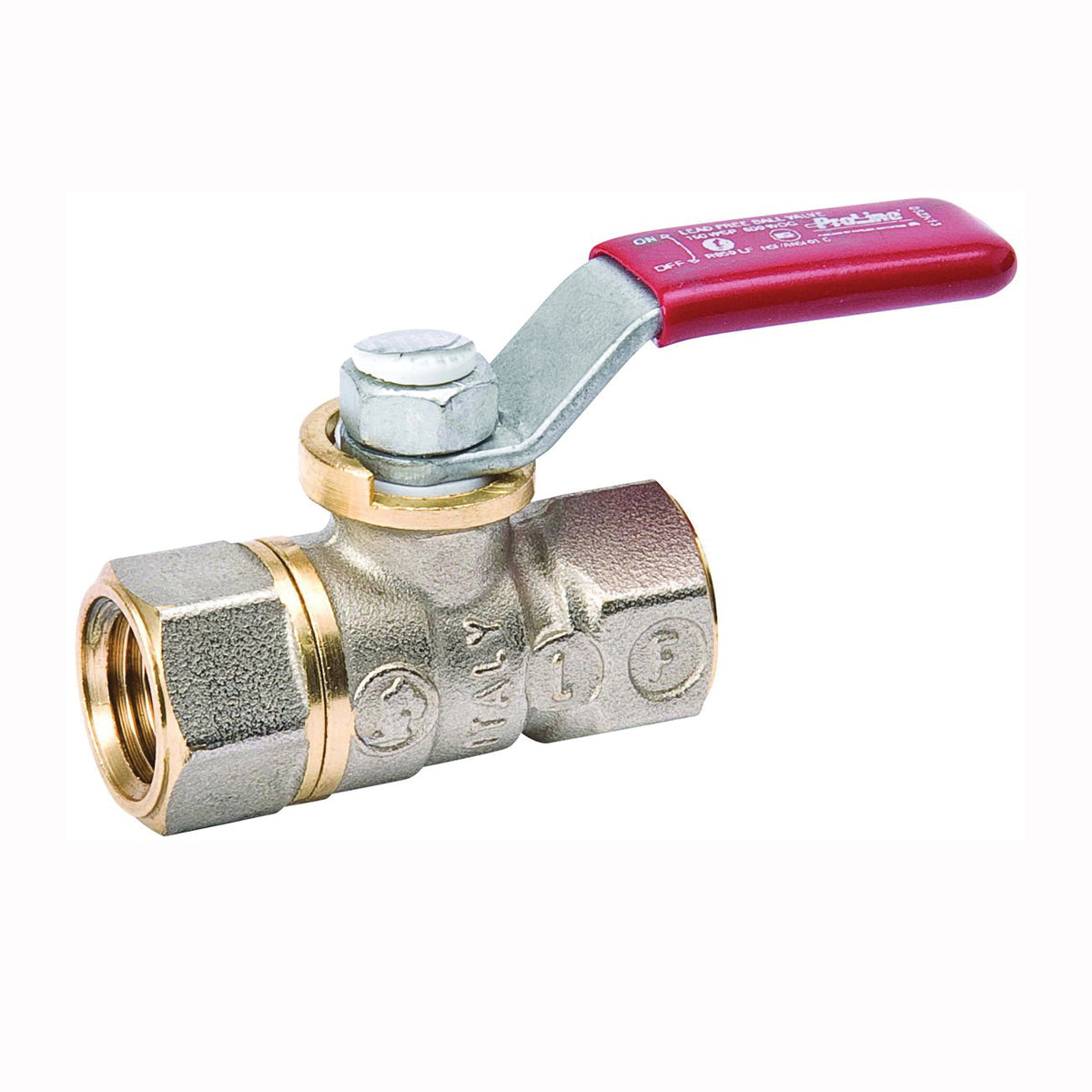 B &amp; K 107-000NL Ball Valve, 1/8 in Connection, FPT x FPT, 600/150 psi Pressure, Brass Body