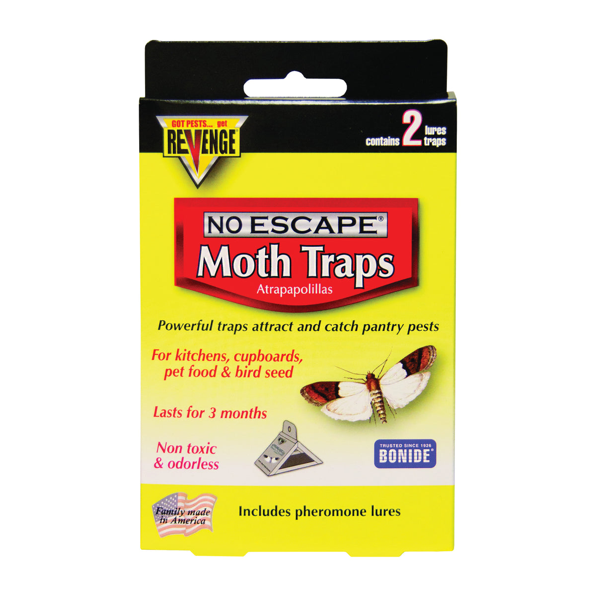 Revenge 124 Moth Traps, Solid, Mild, Clear/Light Yellow