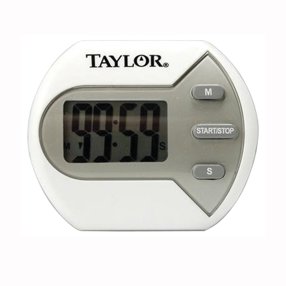 Taylor 5806 Timer, LCD Display, 99 min, White
