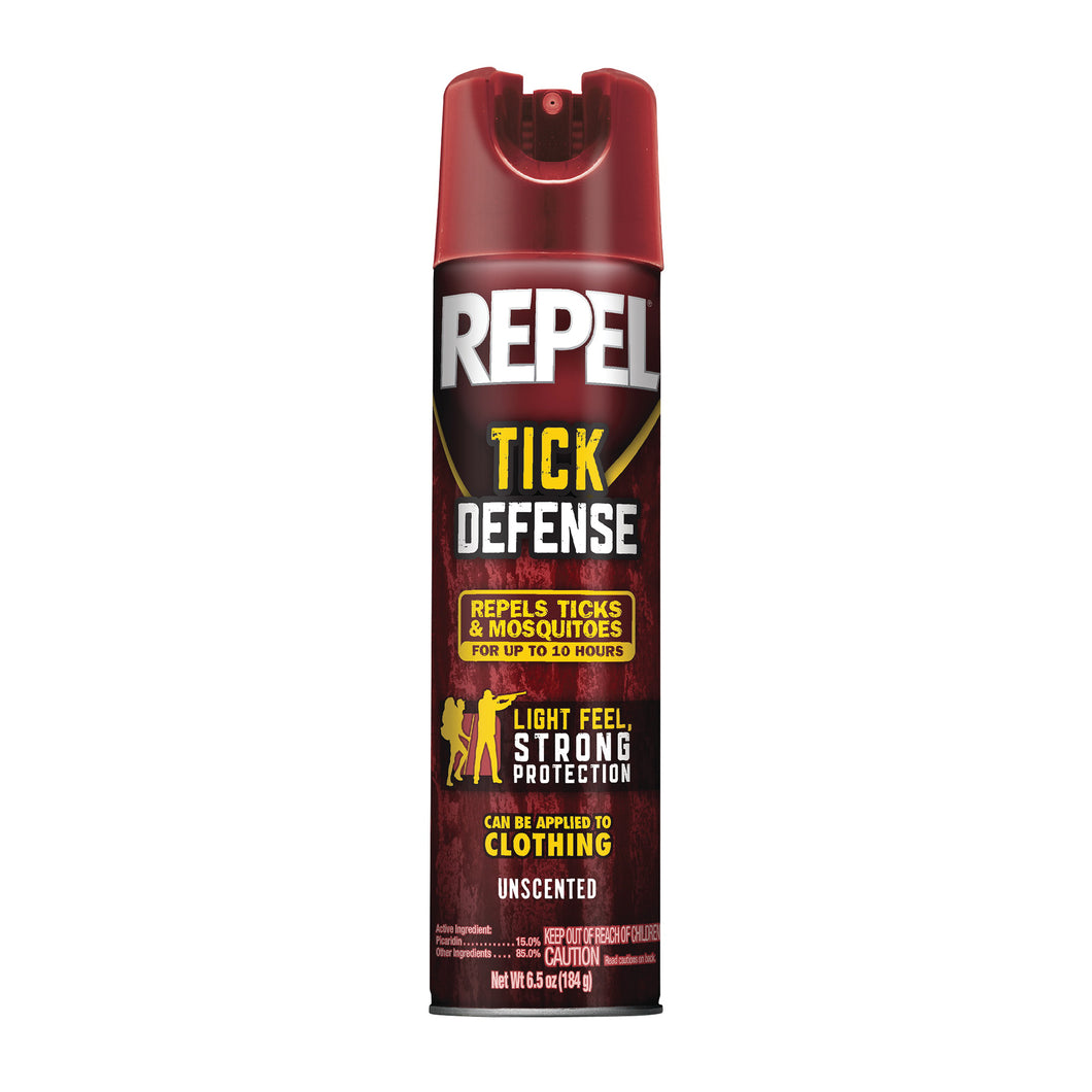 REPEL 94138 Insect Repellent, 6.5 oz Aerosol Can, Liquid, Light Yellow/Water White, Ethanol, Picaridin