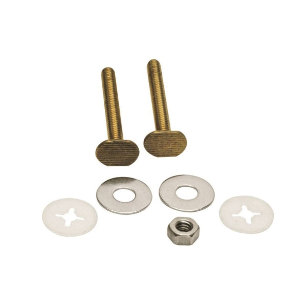 FLUIDMASTER 7111 Bowl-to-Floor Bolt, Brass