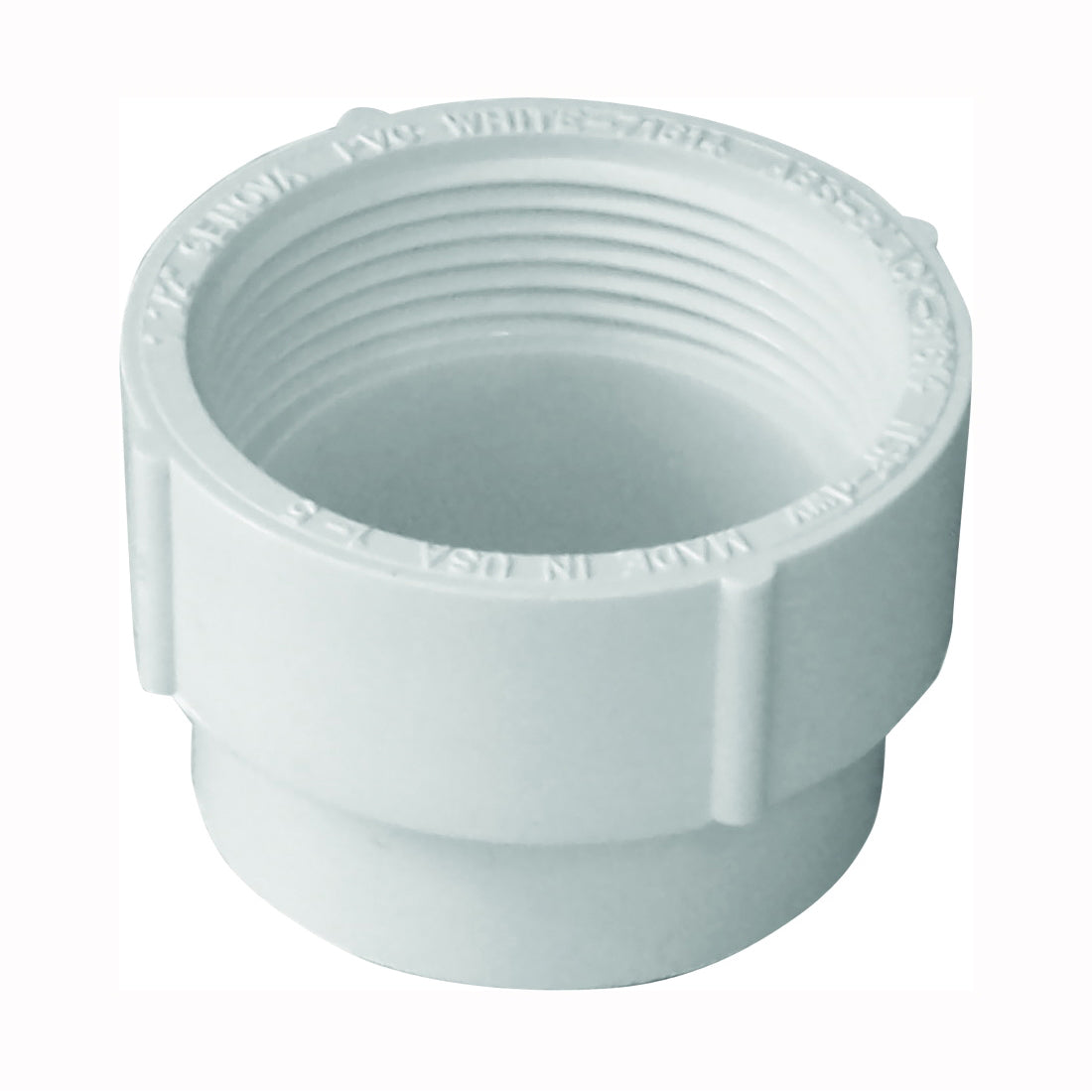 GENOVA 71659 Fitting Cleanout Body, 6 in, Spigot x FIP, PVC, SCH 40 Schedule